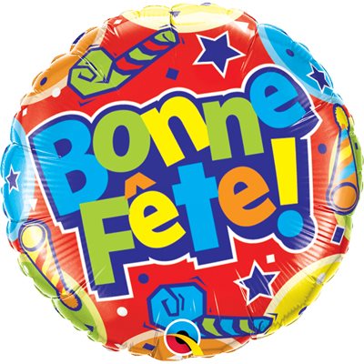 Ballon M.18'' BONNE FÊTE CHAPEAUX  Code de produit : 51573