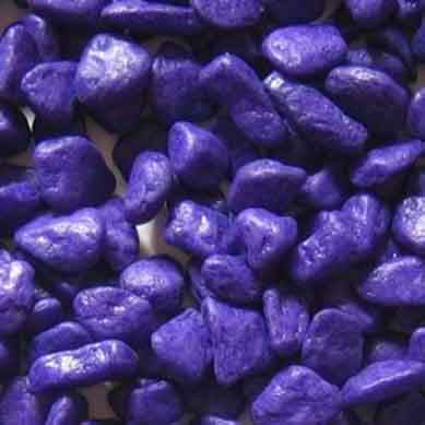 PETIT ROCHE DÉCORATIVE, POURPRE, 4/6 mm 2kg