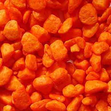 PETIT ROCHE DÉCORATIVE, ORANGE, 4/6 mm 2kg