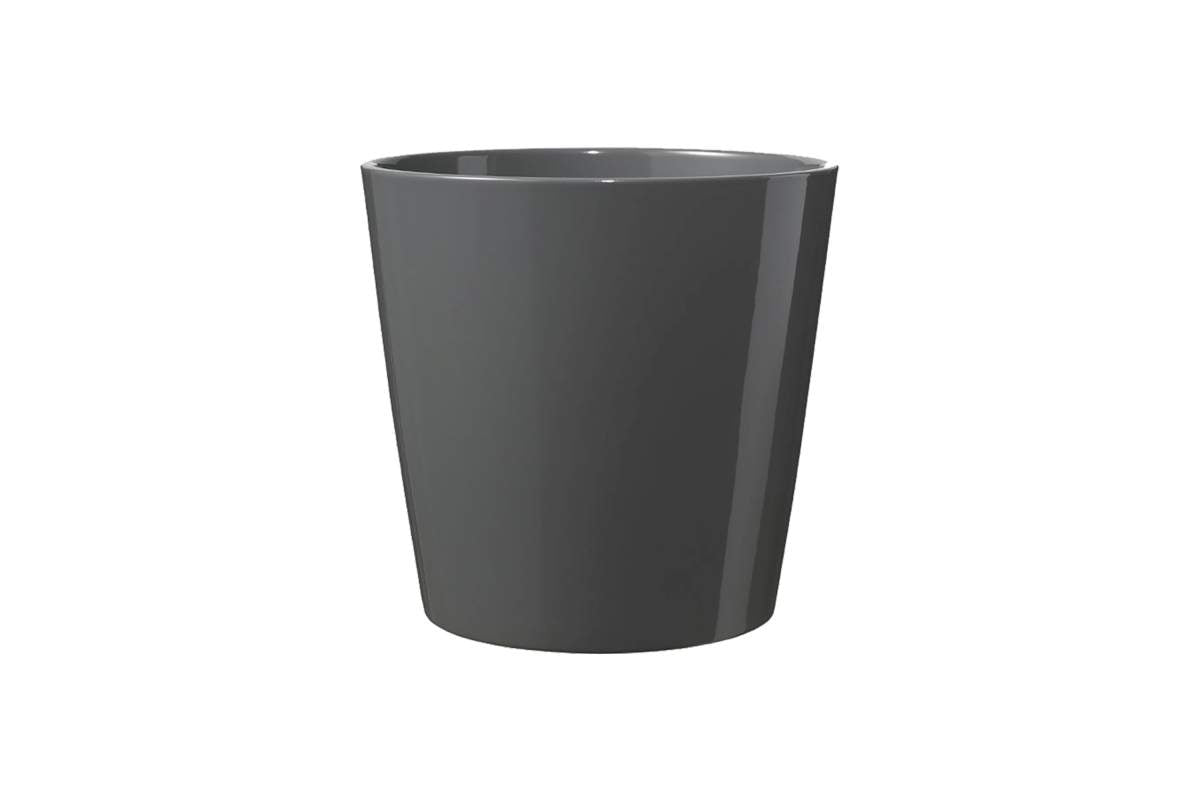 Pot dallas style anthracite lustre 21cm 21x21cm/8×8