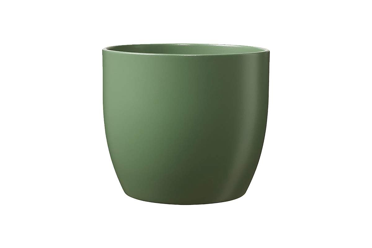 Pot basel fashion vert mousse mat 27cm