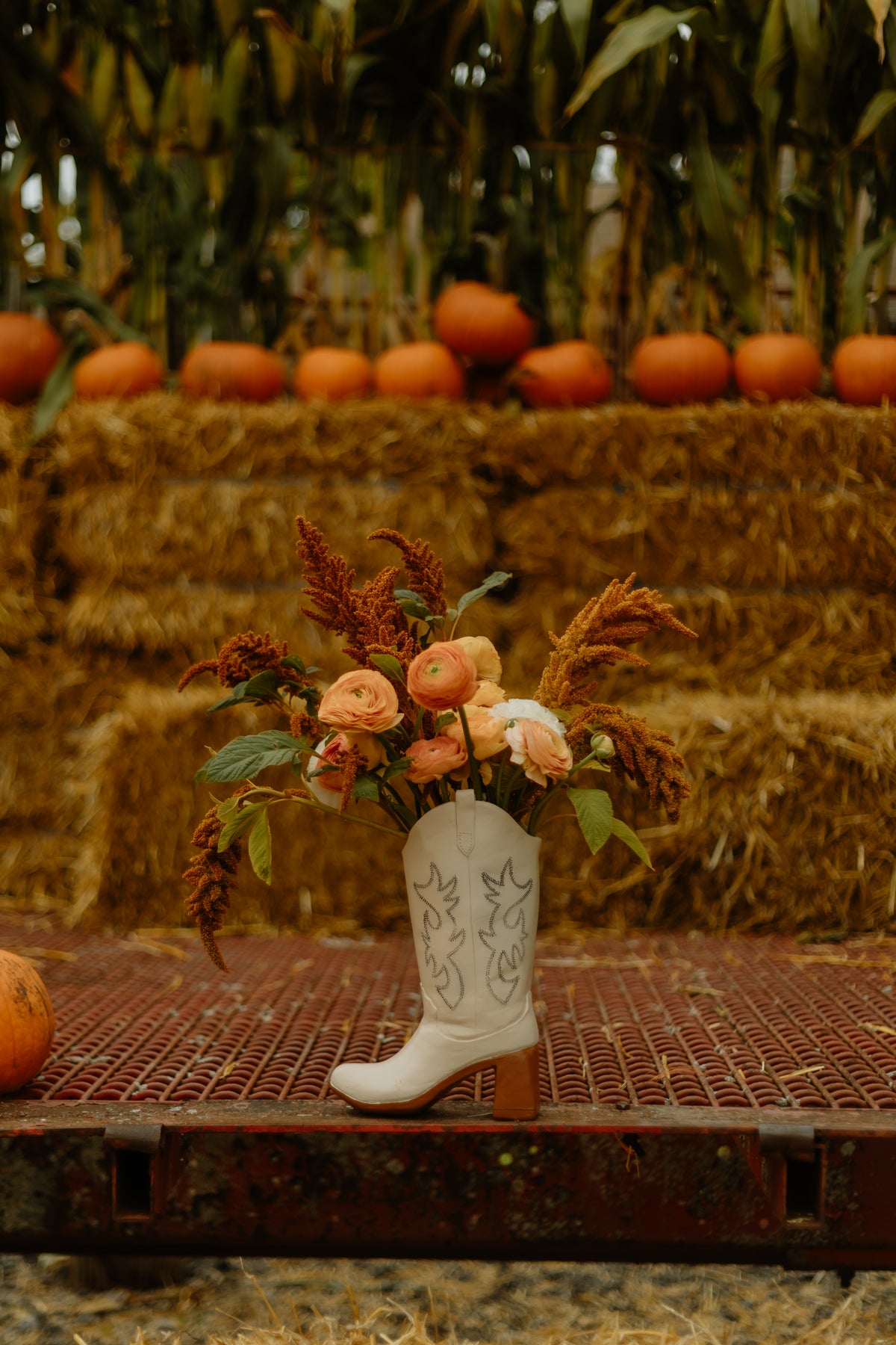 Flower Boot - Cowboy Vase - The Countryside From Here