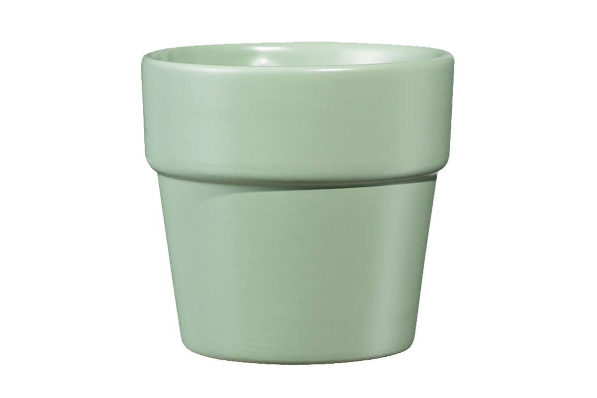 Pot lima mini vert tilleul mat 7cm/ 2.75''