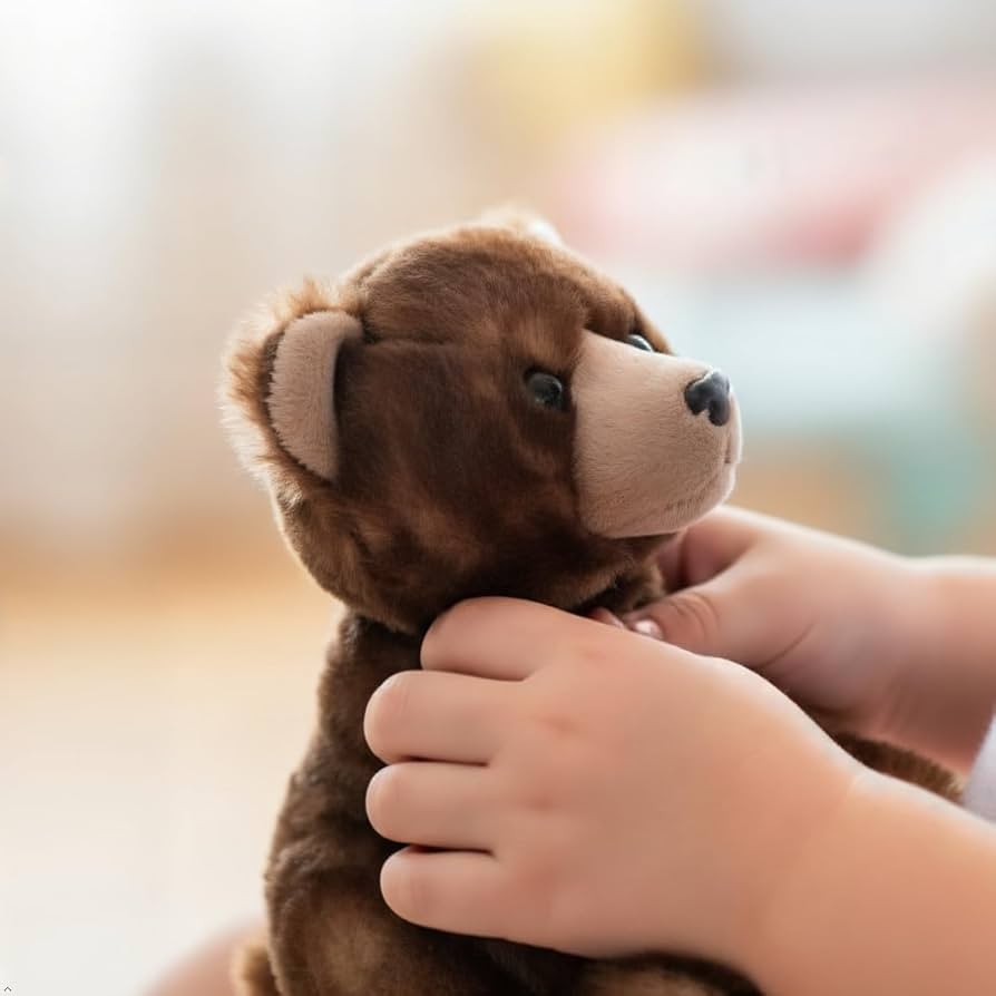 Peluche mini ours brun 6''