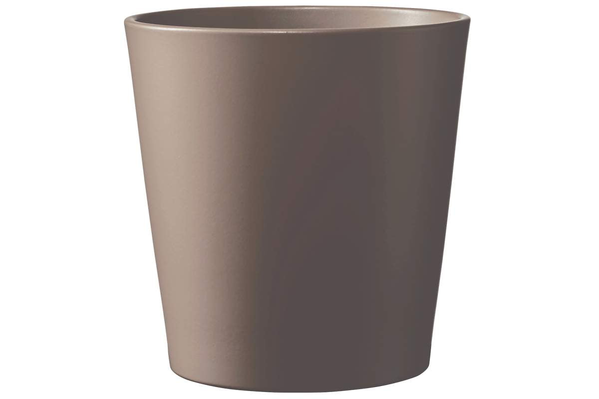Pot dallas breeze brun terre mat 28cm