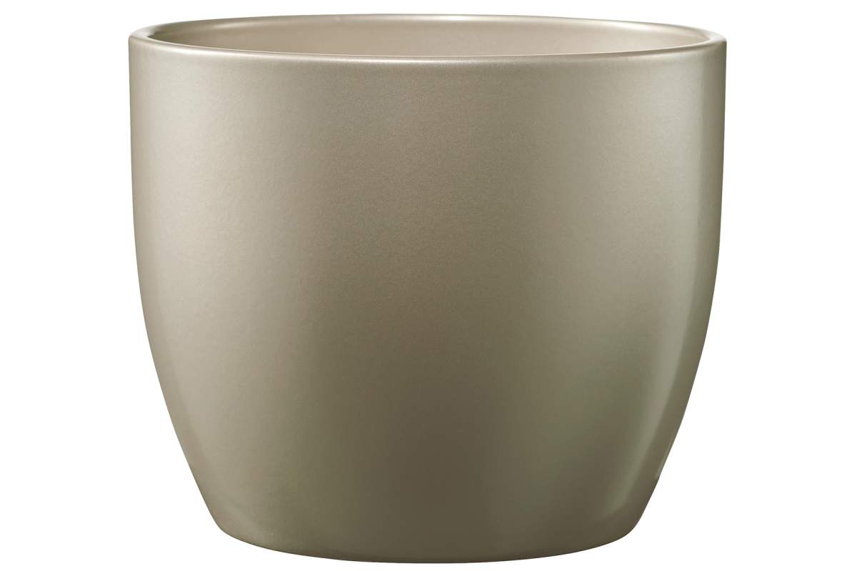 Pot basel elegance greige metallique 27cm