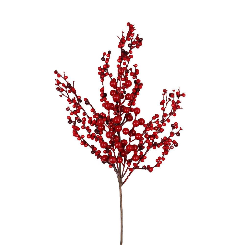TIGE DE BAIES, ROUGE, 18"