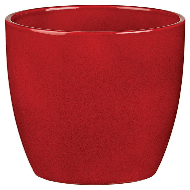 Pot 22cm/8.5" Energy Red Ceramic