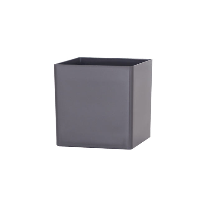 Pot Plast Oslo Square Pot 11cm/4.5" Anth Mt