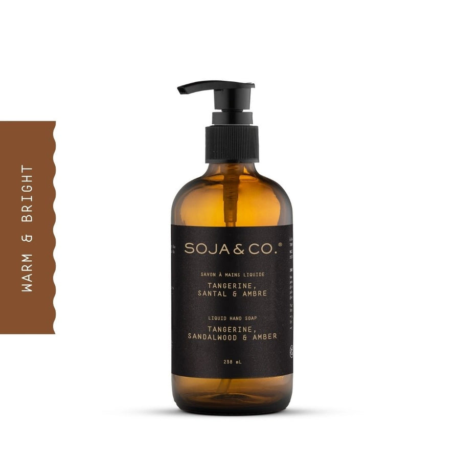 Savon à mains | Tangerine, Bois de santal et Ambre - SOJA & CO