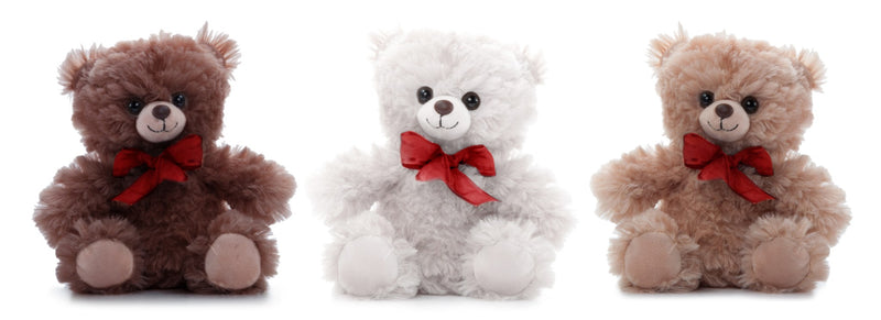 Peluche ourson - Everyday Cutiez Bear Asst Marron, Tan, Blanc 7"