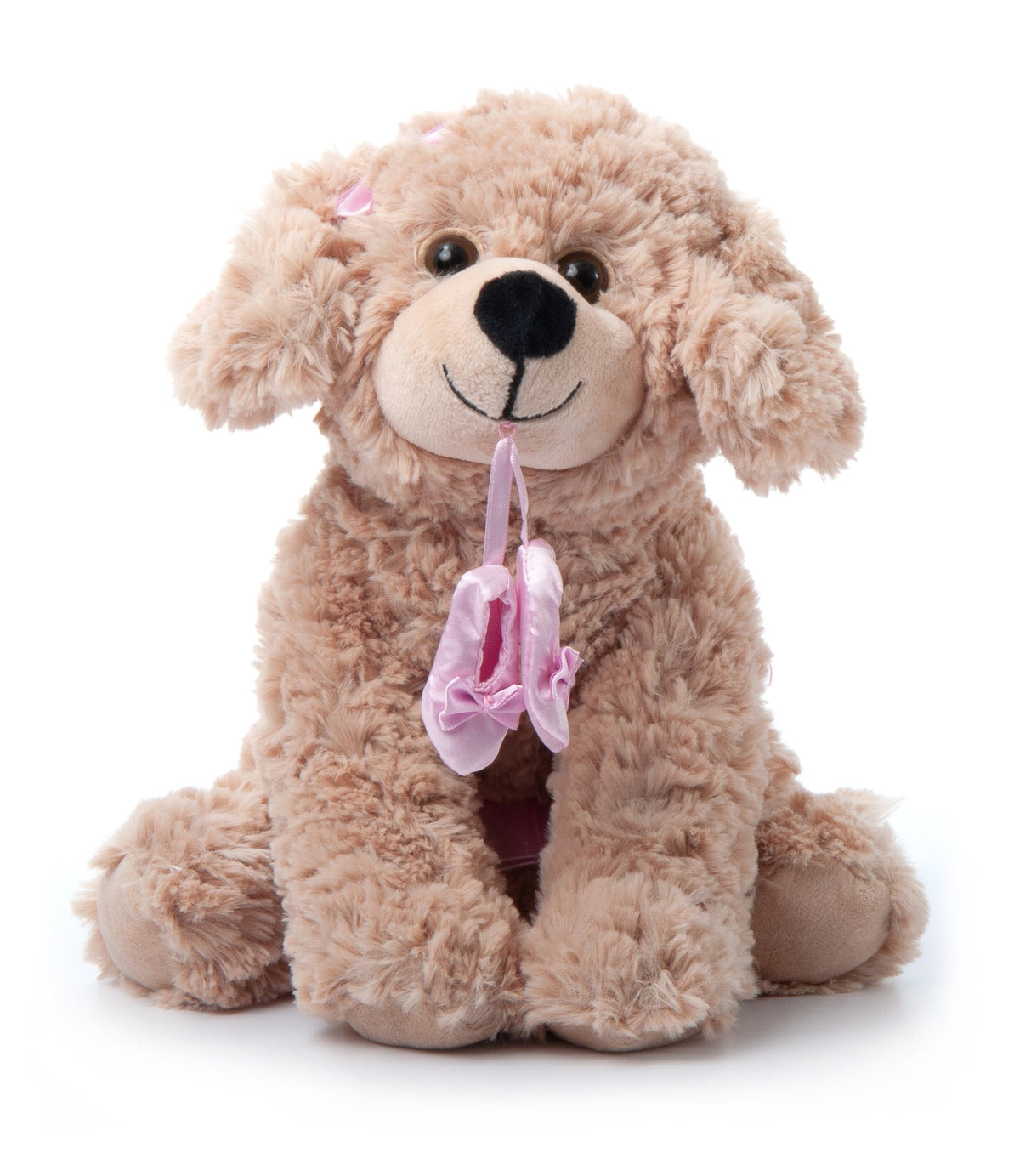 peluche 10" Ballerine Scruffyz Chien Rose