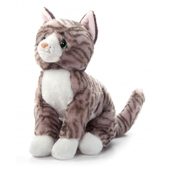 Peluche Chat Gris 12''