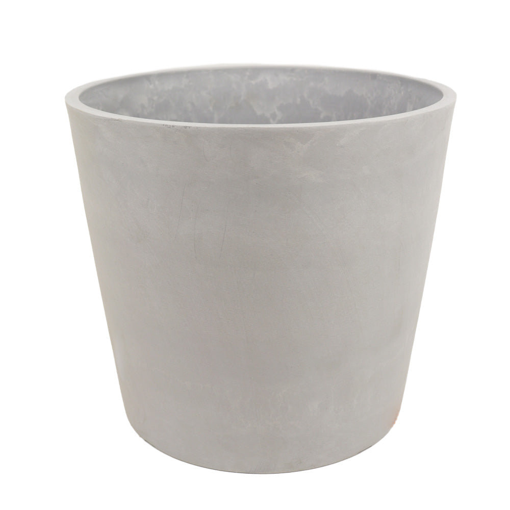 POT À FLEURS, PIERRE BLANCHE, Ø 7 1/4" X 6 1/2"