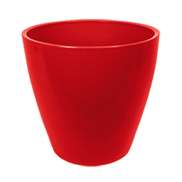 CACHE POT TERRACOTTA, ROUGE, Ø 5" x 4½"