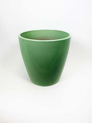 CACHE POT TERRACOTTA, SAUGE, Ø 6½” x 6½” - 756-346