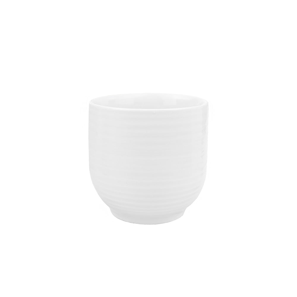 POT EN CÉRAMIQUE, BLANC, Ø3¾" X 4'' - 756-635