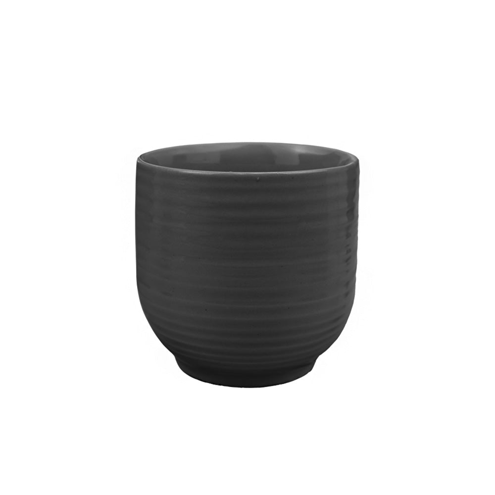 POT EN CÉRAMIQUE, NOIR, Ø5", X4½'' - 756-637