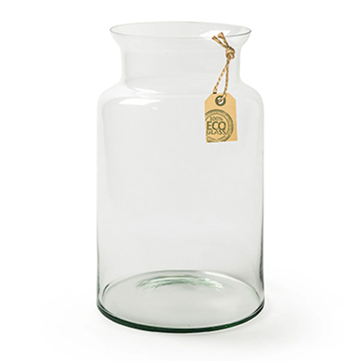Vase Glass Eco Nobles 19cmx25h/7.5"x10"