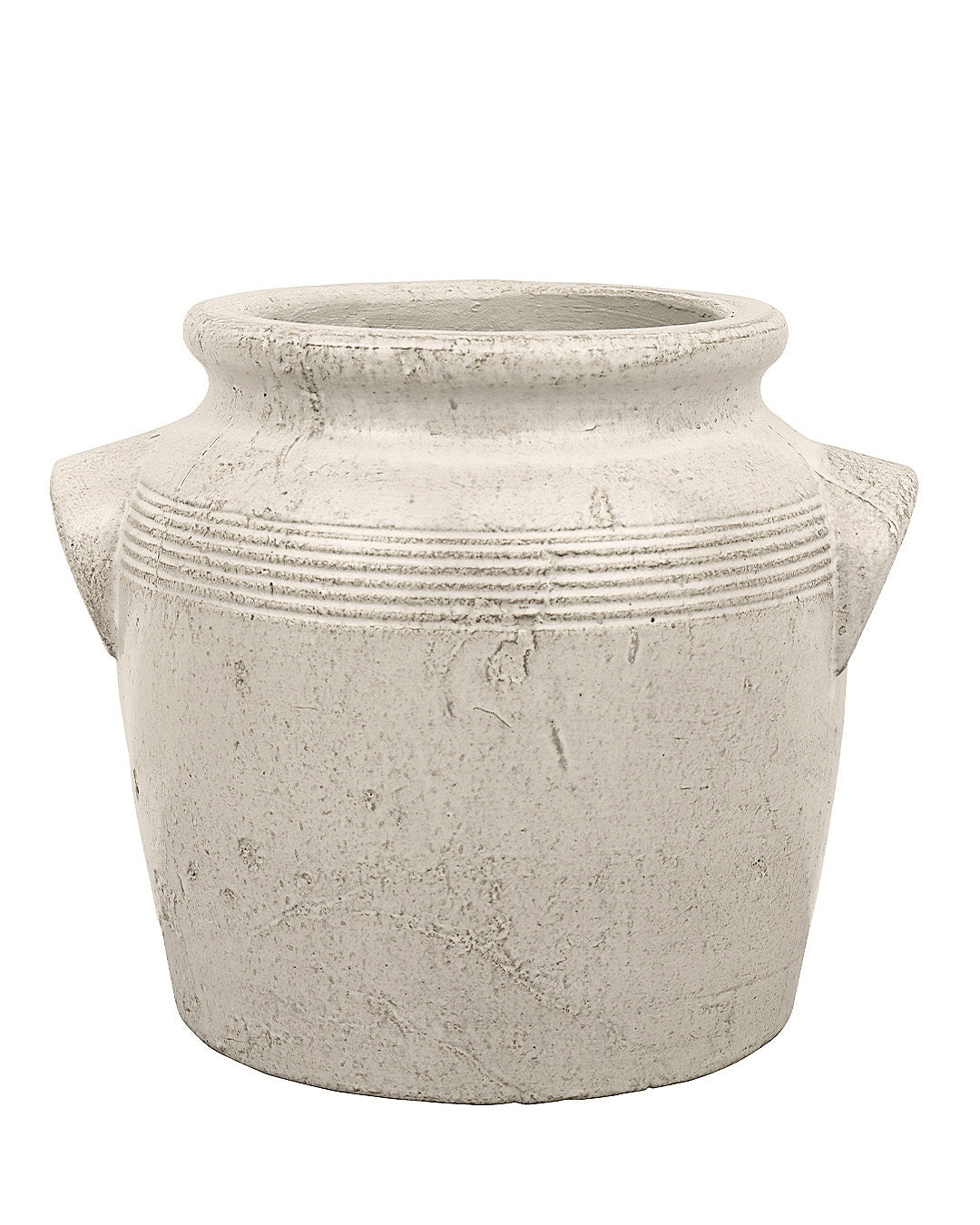 TERRACOTTA VASE, BEIGE, Ø10"x8½", - 811-008