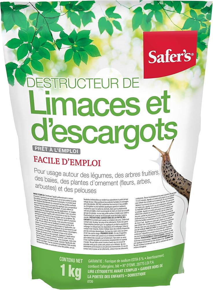 Safer’s Destructeur de limaces et d’escargots — 1 kg