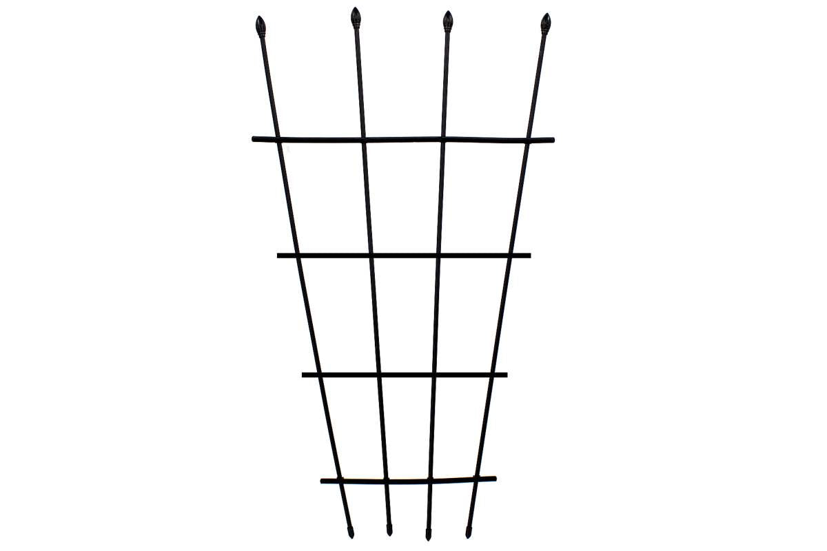 Treillis eventail metal+plastic modulable 48″ noir