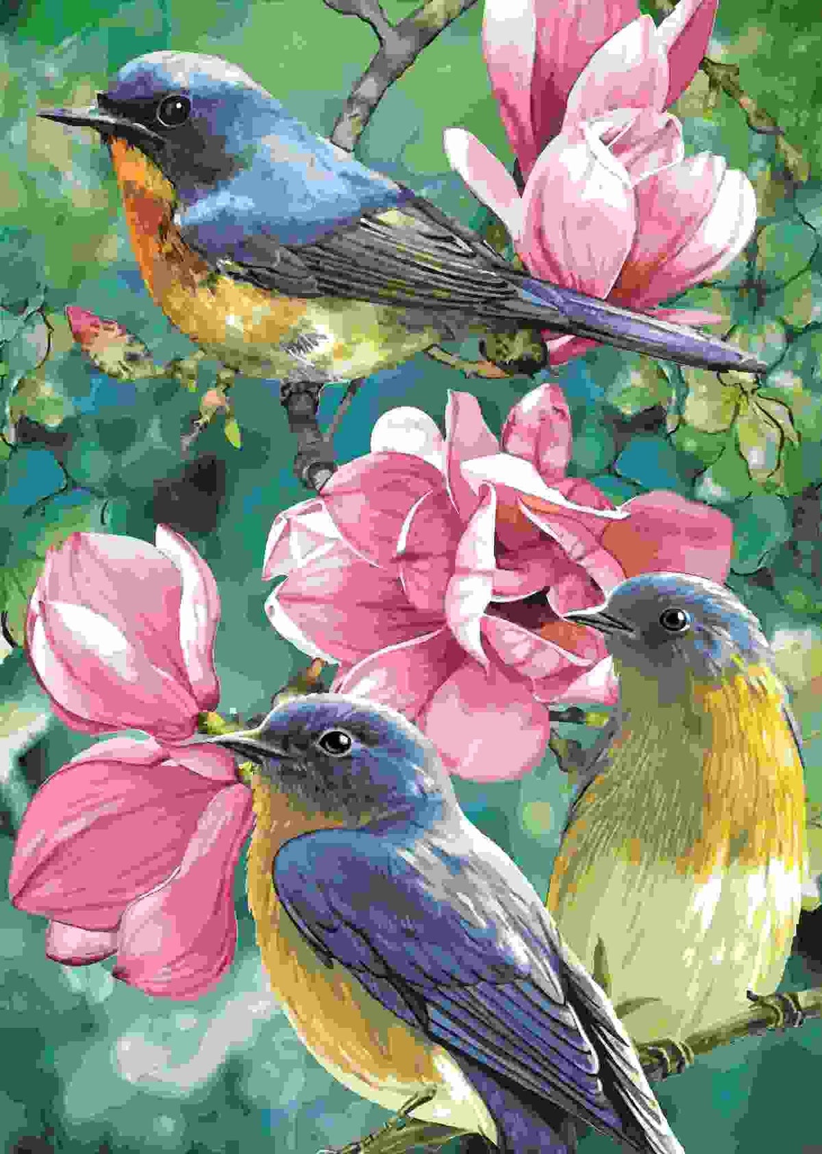 Drapeau Merles Bleus - Bluebirds