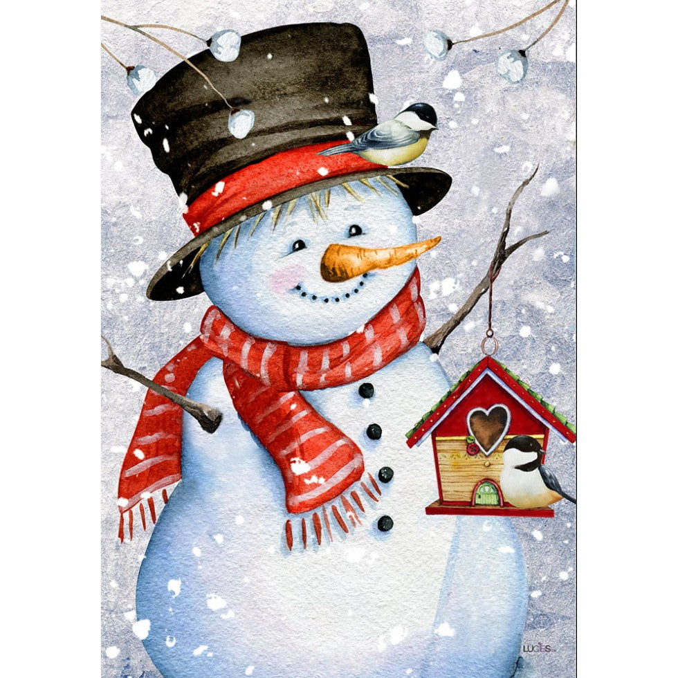 Drapeau L'ami bonhomme de neige