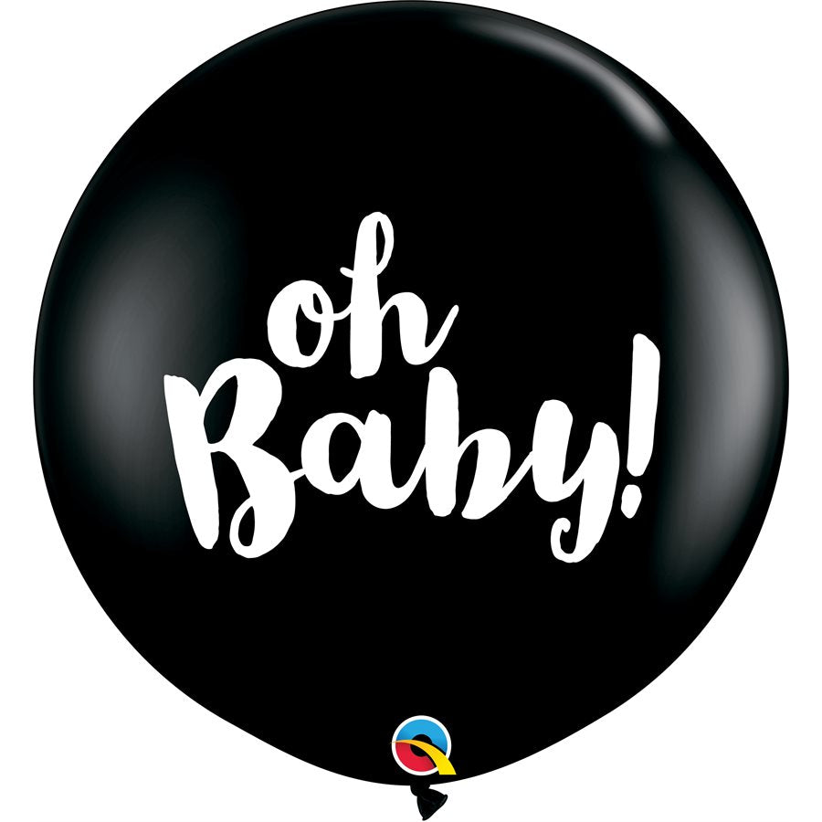 Ballon B.36'' OH BABY! NOIR - 85831