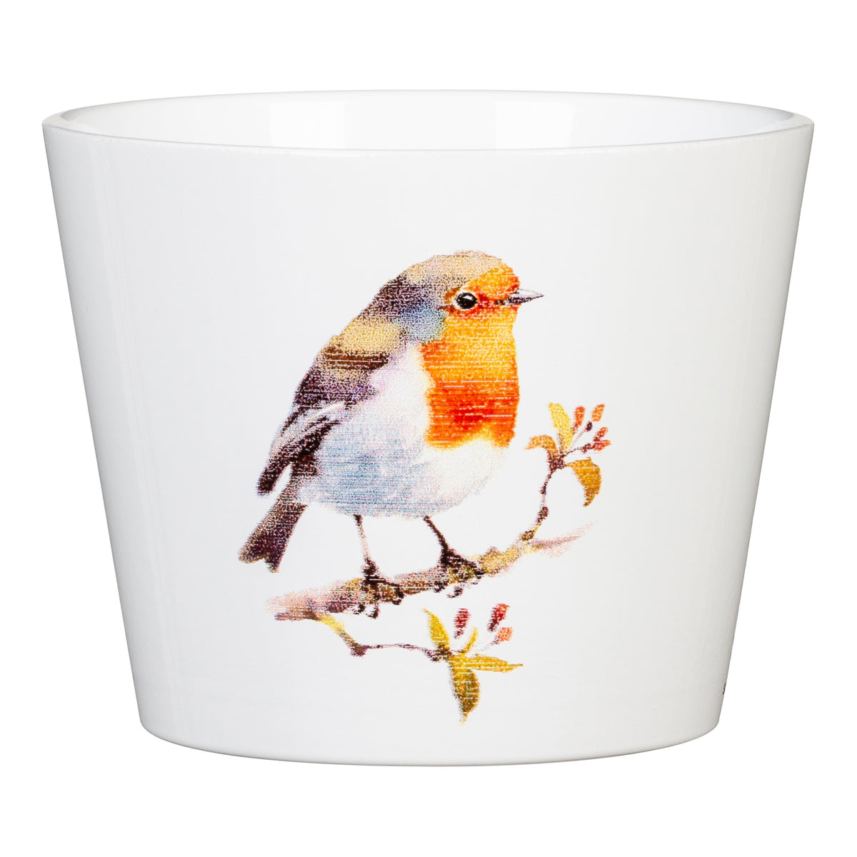 Cache pot 12cm Red Bird ceramique