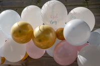 Ballon Arche ballons Girl or boy Boîte de 50 ballons & Ruban 15mm x  Code de produit : 8026-99