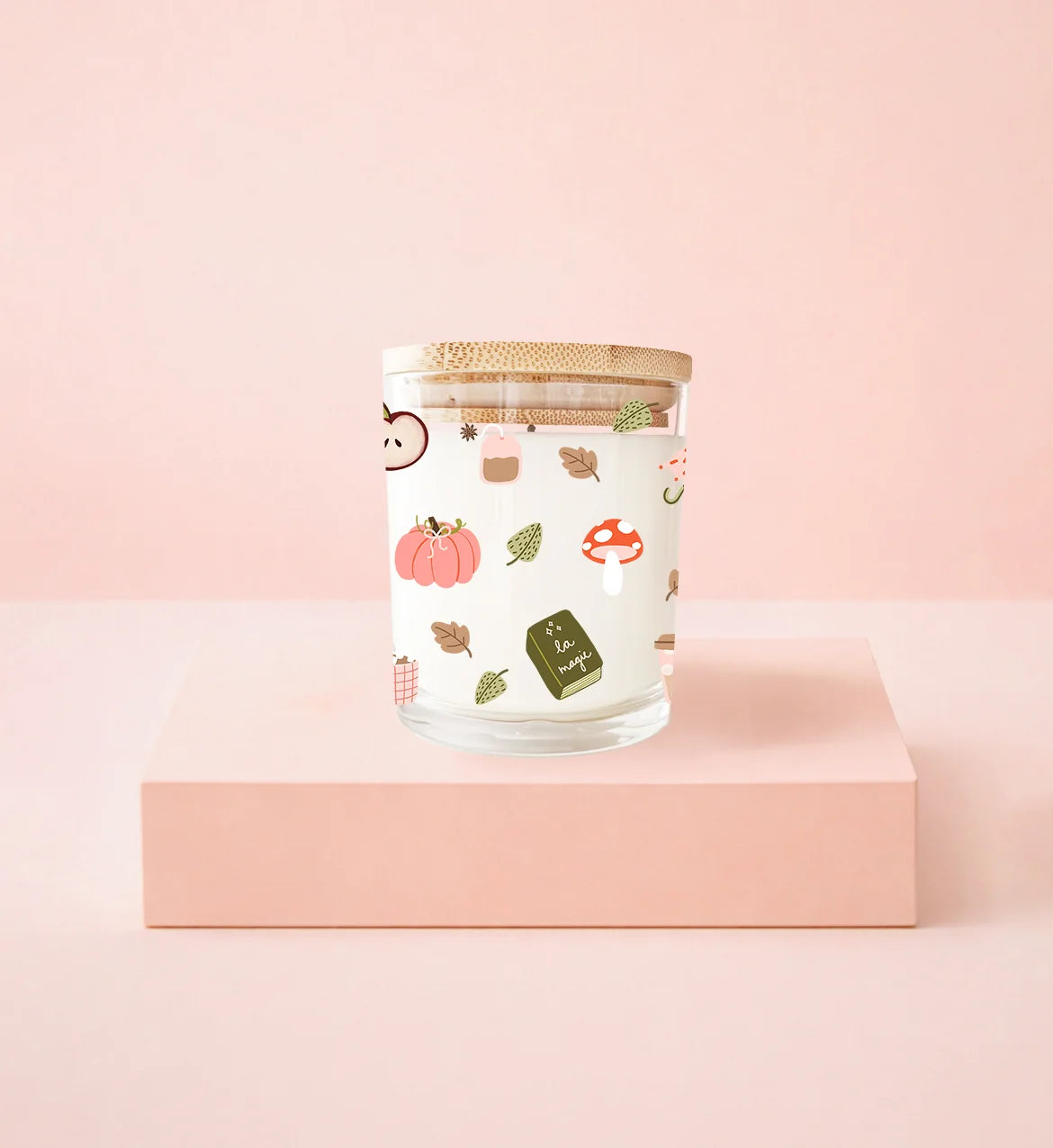 Bougie réutilisable 8oz - Pumpkin spice latte - MOMY