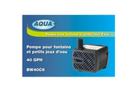 Pompe 40 gph 1.8m cordon 115v