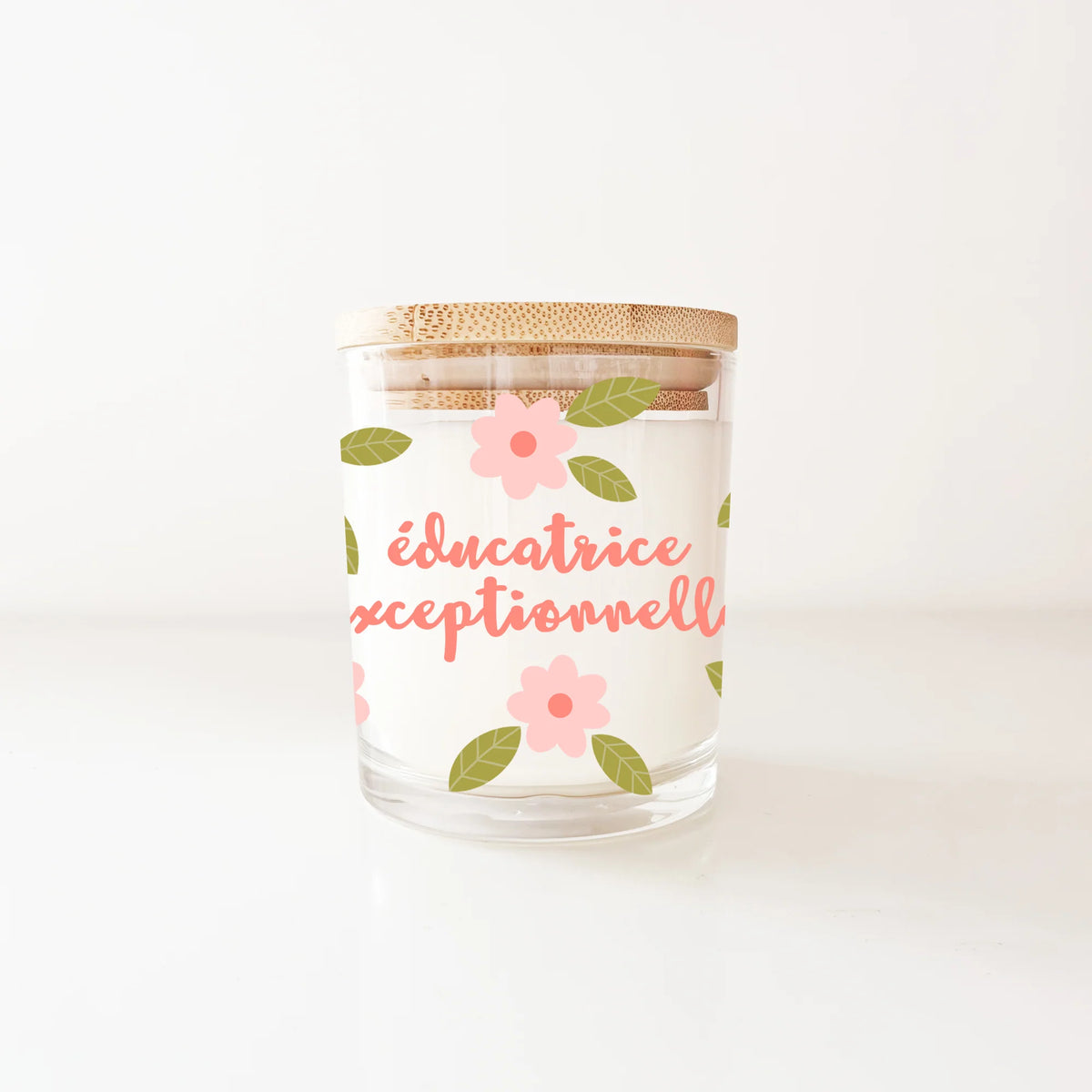 Bougie réutilisable 8oz - Éducatrice exceptionnelle - Clémentine - MOMY