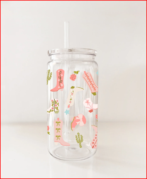 Verre en plastique - Cowgirl - MOMY