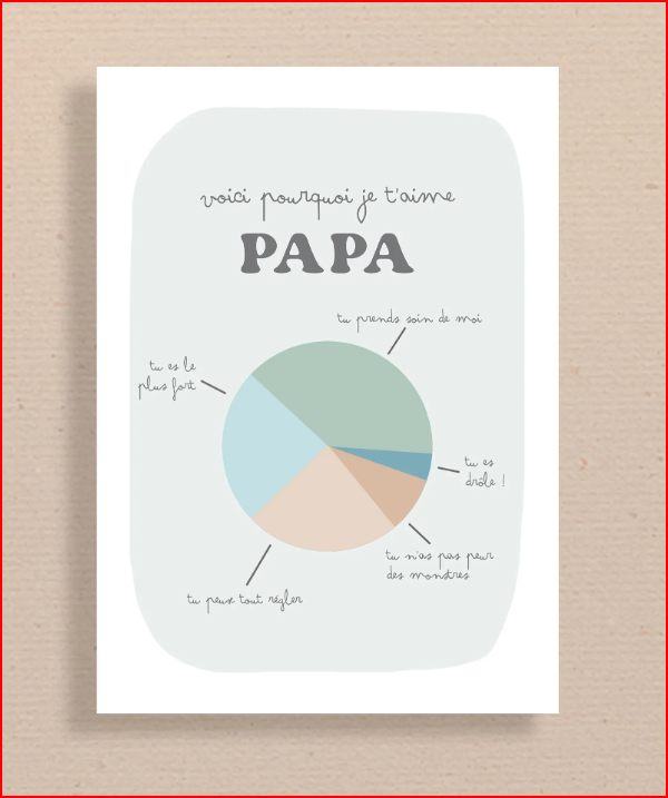 Carte fête des pères - MOMY