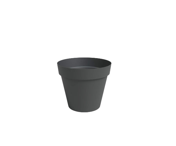 Pot plastique Capri 60cm - Anthracite - 812039