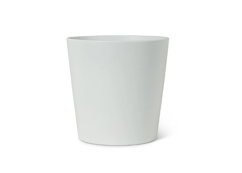 Pot classique blanc 11"