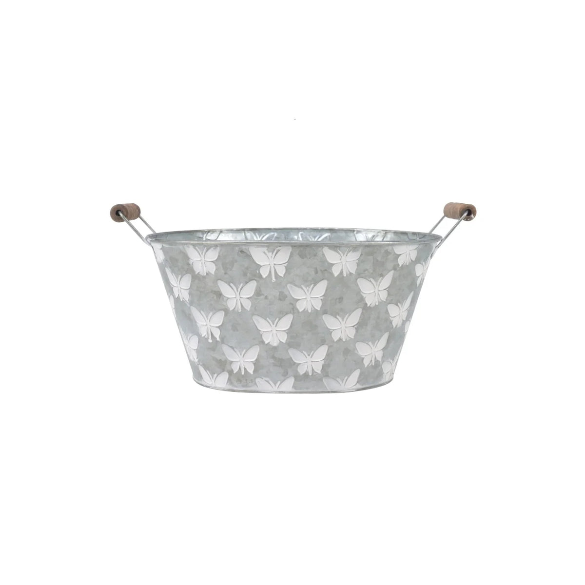 CASSEROLE EN MÉTAL, 28/33 cm L x 22 cm H x 14 cm H / 16,5 cm H, AVEC POIGNÉES ET DOUBLURE - GA2469-4042