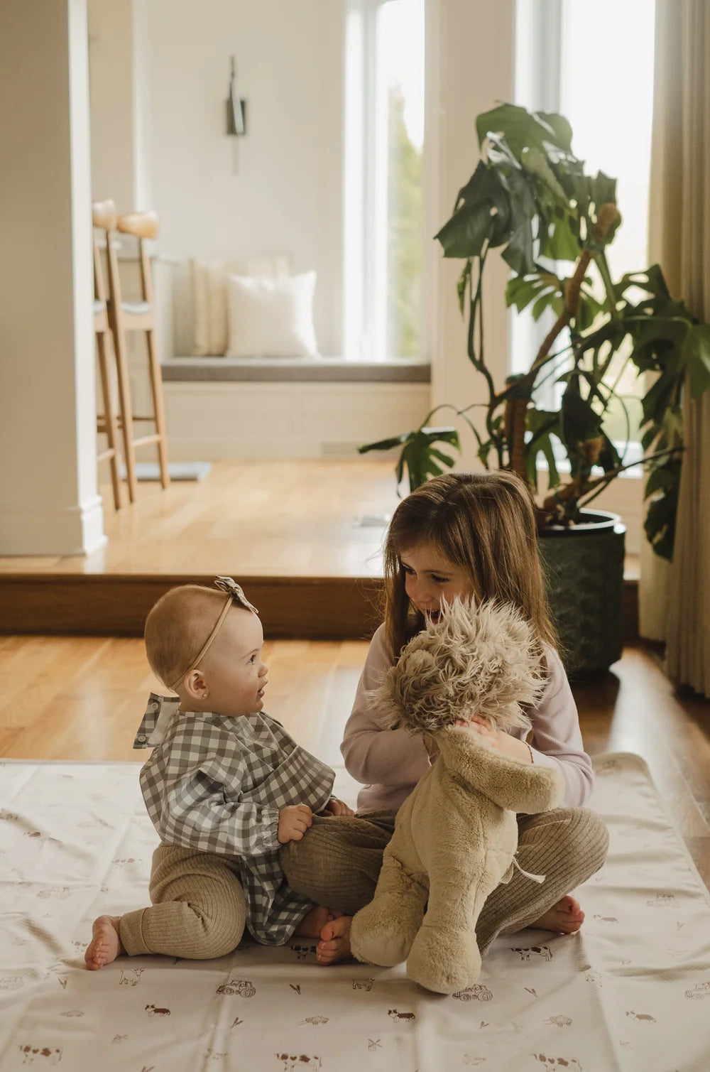 Tapis de sol imperméable multiusage pour bébé et enfant | La ferme - Micasso & Co