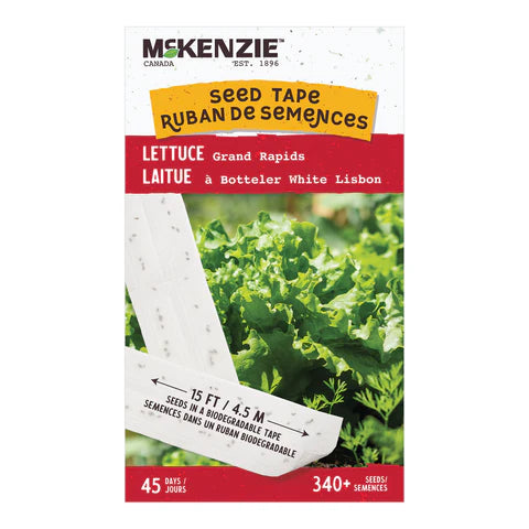 Tape seed - Lettuce Grand Rapids - McKenzie