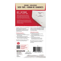 Seed tape - Beet detroit dark red - Mckenzie