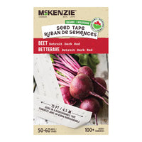 Seed tape - Beet detroit dark red - Mckenzie