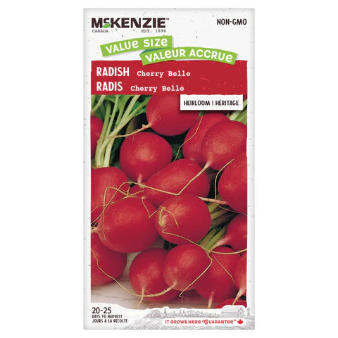 Seed - Radish Cherry Belle - McKenzie