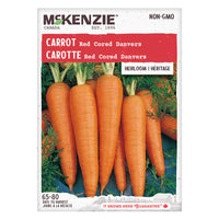 Seed - Carrot red cored danvers - McKenzie