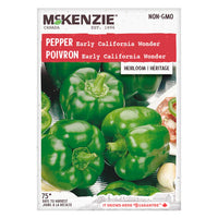 Semence - Poivron Early california wonder - Mckenzie