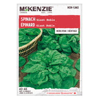 Semence - Épinard Giant noble - Mckenzie
