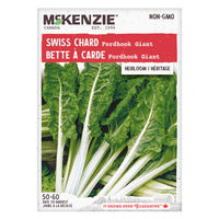 Semence - Bette à carde Fordhook giant - Mckenzie