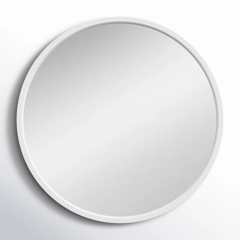 Miroir en bois blanc 28 pouces