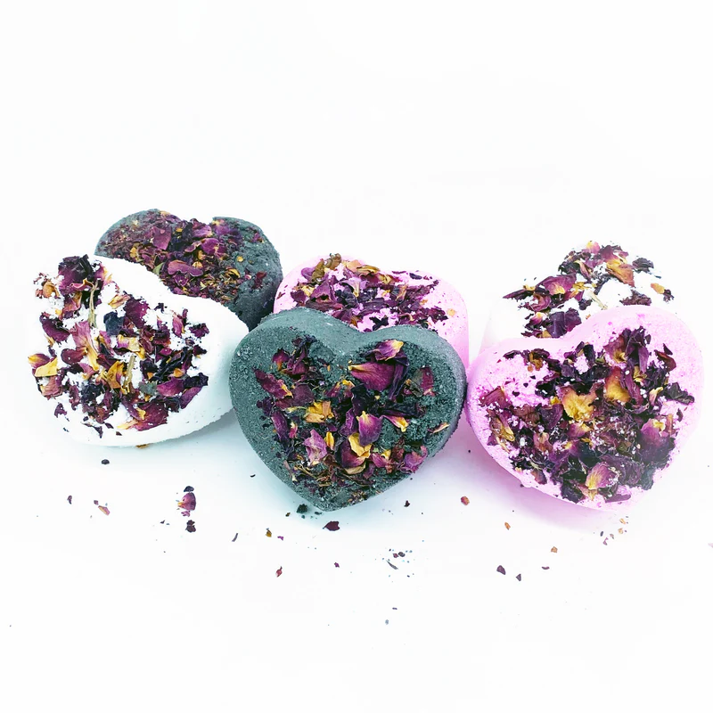 Bombe de bain - Pretties - Rose Hearts - The Bomb Bar